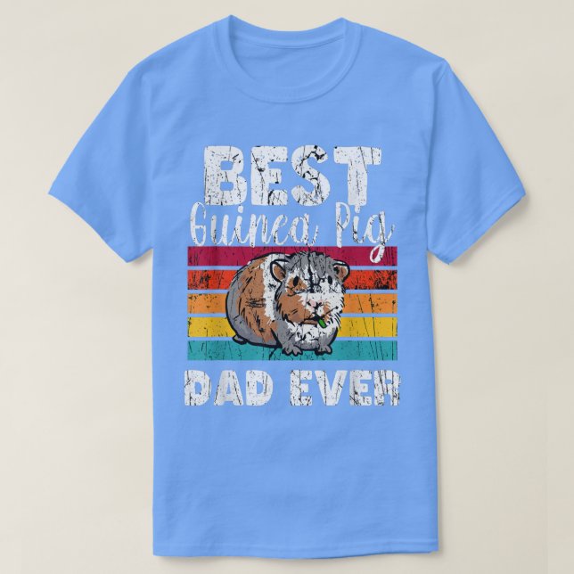 T-shirt Best Guinea Pig Dad Ever30 (Design devant)