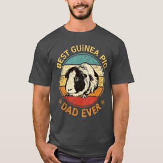 T-shirt Best Guinea Pig Dad Ever Funny Guinea Pig Daddy Fa