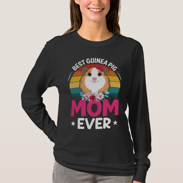 T-shirt Best Guinea Pig Mom (Devant)