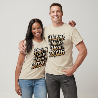 T-shirt Best Happy New Year 2026 Wishes for Friends