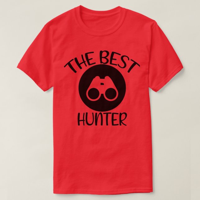 T-shirt 'best hunter hunting (Design devant)