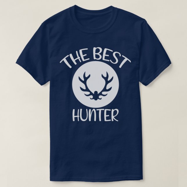 T-shirt 'best hunter hunting (Design devant)