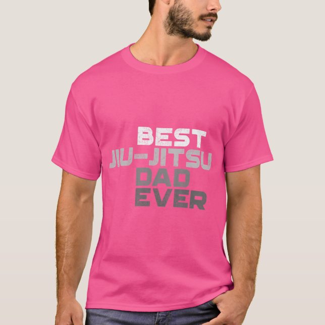 T-shirt Best Jiu - Jitsu Papa Ever Jiu Jitsu (Devant)