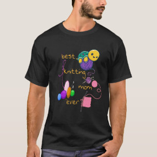 T-shirt best knitting mom ever