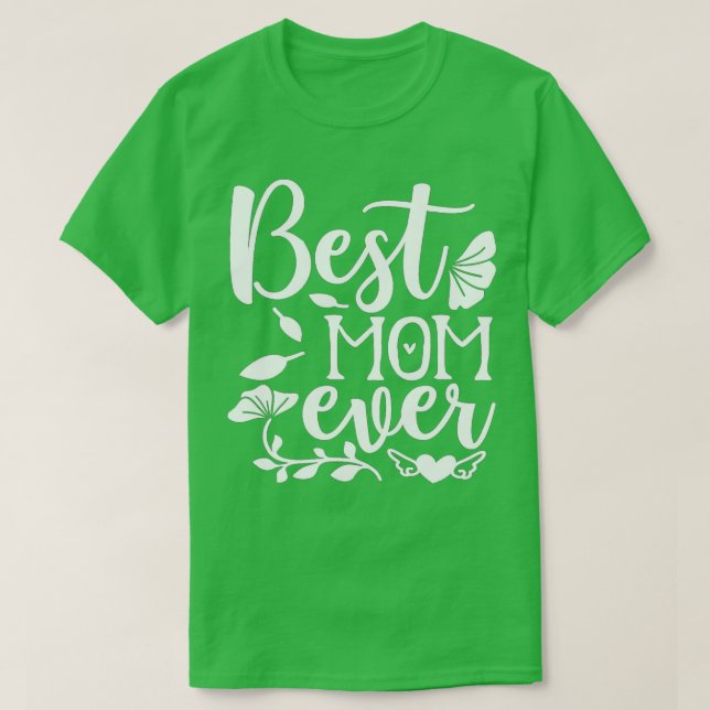 T-shirt Best Knitting Mom Ever 264  (Design devant)