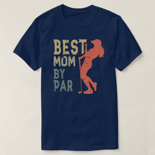 T-shirt Best Mama By Par Par Mère's Day Golf The Best Mom (Design devant)