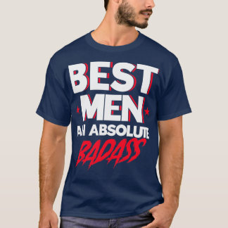T-shirt Best Men An Absolument Badass Groomsmen Team 2