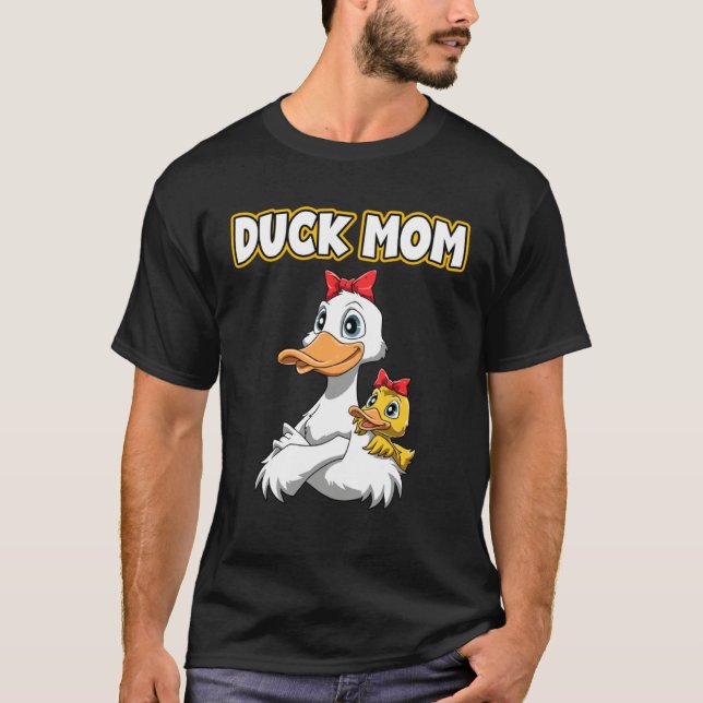 T-shirt Best Mom in the World Mother s Day Mother Duck (Devant)