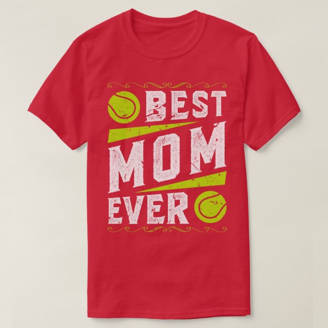 T-shirt Best Mom Tennis (Design devant)