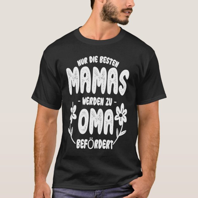 T-shirt best moms get promoted to grandma 1 (Devant)