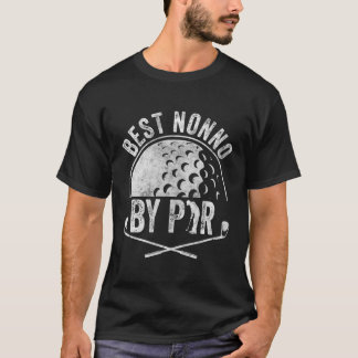 T-shirt Best Nonno By Par Golf Sports Golf Golf Golf Golfe