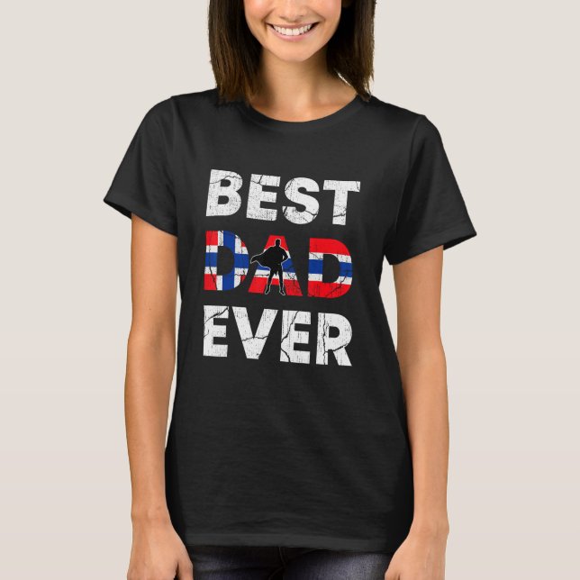 T-shirt Best Norwegian Dad Ever Norway Daddy Father s Day (Devant)