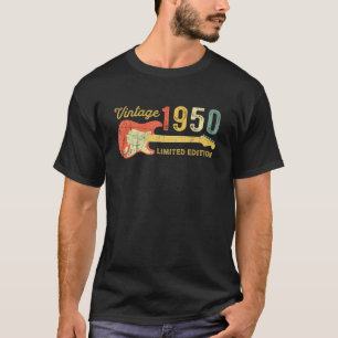 T-shirt Best Of 1950 Guitare Lovers 72e Anniversaire
