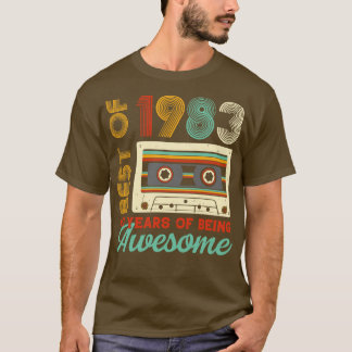 T-shirt Best Of 1983 Limited Edition Anniversaire 1