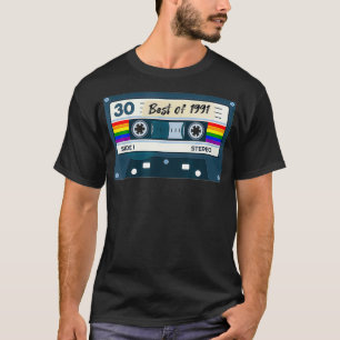 T-shirt Best of 1991 30e anniversaire Vintage Gay Mi Tape