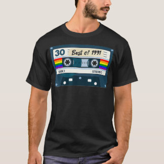 T-shirt Best of 1991 30e anniversaire Vintage Gay Mi Tape
