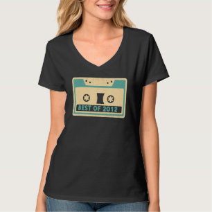 T-shirt Best Of 2012 Cassette Tape Player Vintage Retro 1