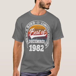 T-shirt Best Of December 1982 40th Birthday Cadeau Pour 40