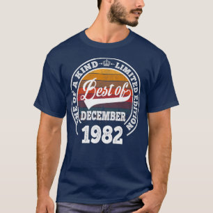 T-shirt Best Of December 1982 40th Birthday Cadeau Pour 40