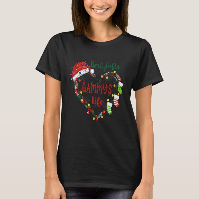 T-shirt Best Of In Gammy's Life Heart Christmas Light (Devant)