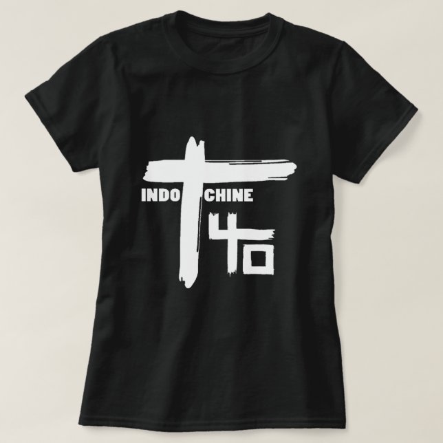 T-shirt Best of Indochine band logo1 exselna Genres Rock n (Design devant)