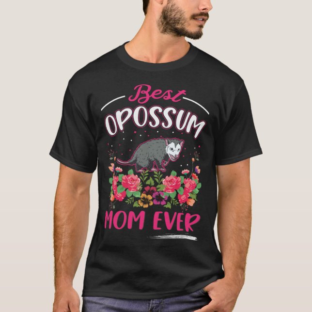 T-shirt Best Opossum Mom Ever Trash Cat Possum Opossum  1 (Devant)