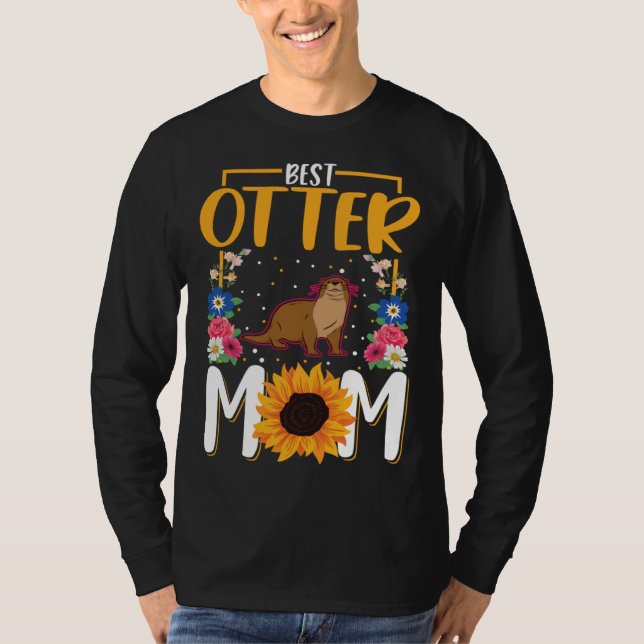 T-shirt Best Otter Mom Ever  1 (Devant)