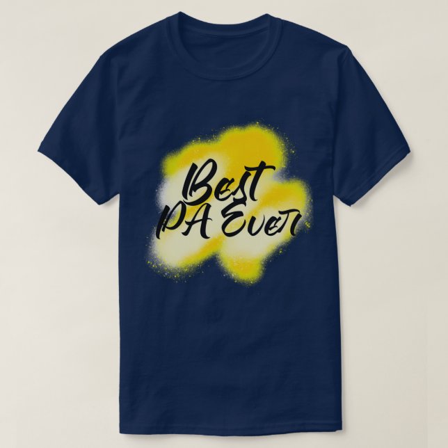 T-SHIRT BEST PA JAMAIS AMUSANT ASSISTANT PHYSIQUE CITE BLA (Design devant)