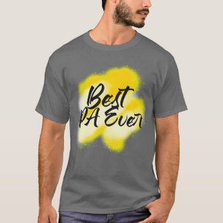 T-SHIRT BEST PA JAMAIS AMUSANT ASSISTANT PHYSIQUE CITE BLA