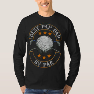 T-shirt Best Pap Pap By Par Par Golf Lover Fête des pères 