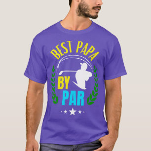 T-shirt Best Papa By Par Golf Père Golf Papa