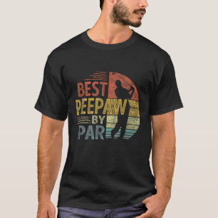 T-shirt Best Peepaw By Par Fête des pères Golf Cadeau Gran