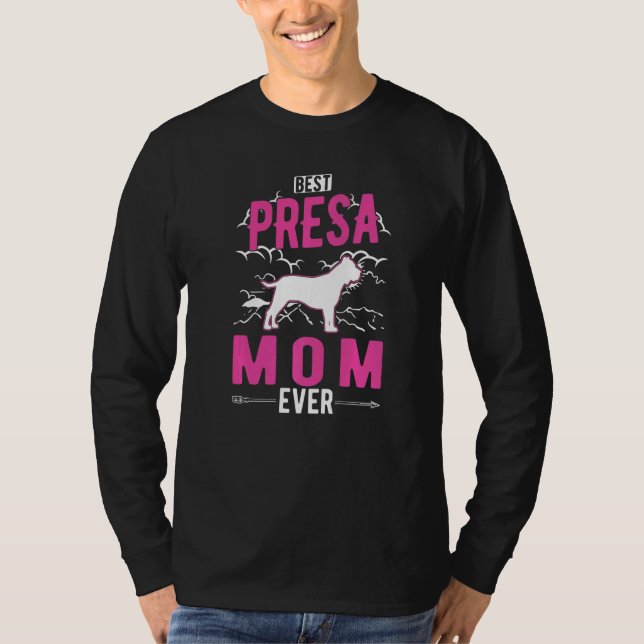 T-shirt Best Presa Canario Mom Ever   (Devant)