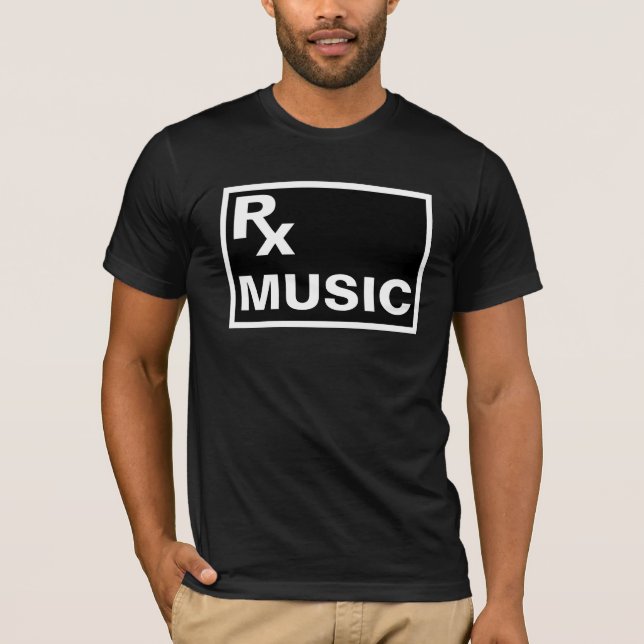 T-shirt BEST Prescription - RX MUSIC - Tunes (Devant)