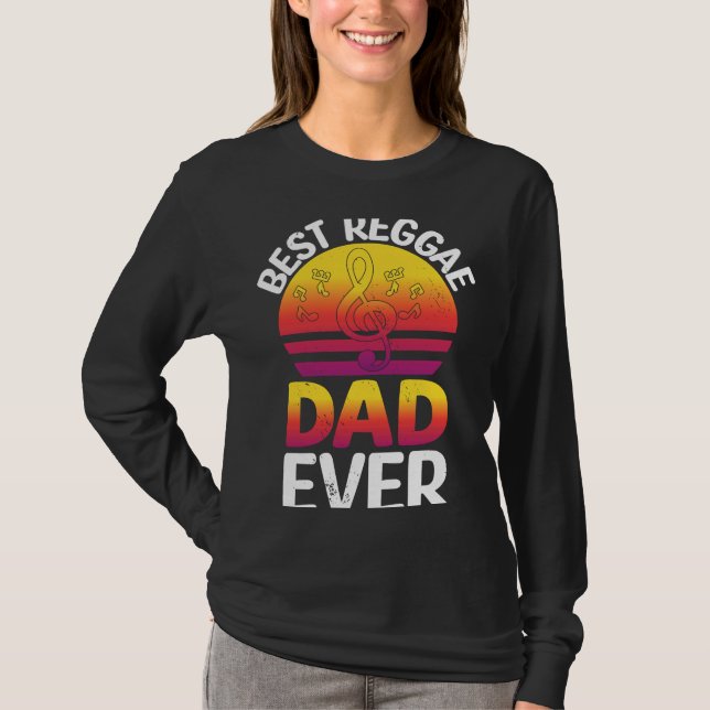 T-shirt Best Reggae Dad Ever I Rasta I Rastafari I Jamaica (Devant)