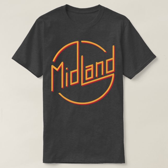 T-shirt BEST SELLER midland music Merchandises (Design devant)