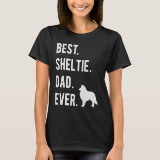 T-shirt Best Sheltie Dad Ever Mens Shetland Sheepdog Dog