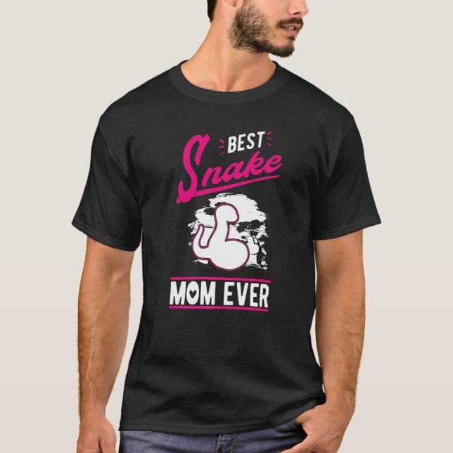 T-shirt Best Snake Mom Ever Snake Girl   (Devant)