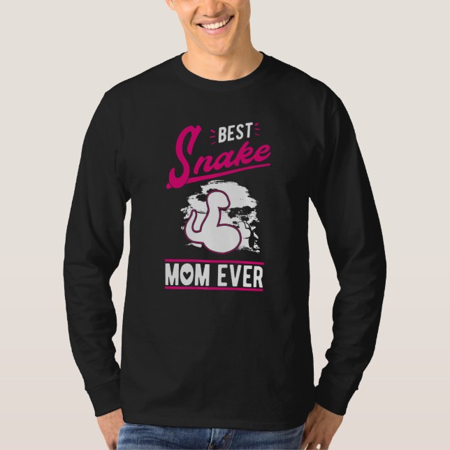 T-shirt Best Snake Mom Ever Snake Girl   (Devant)