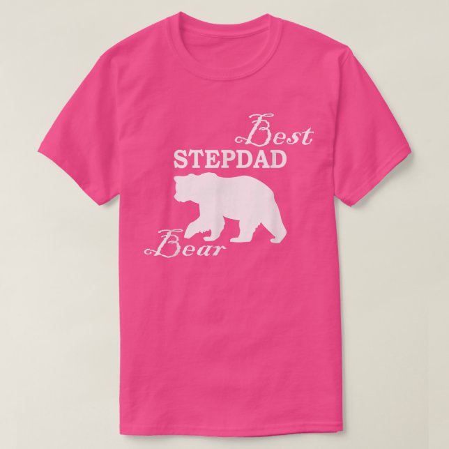 T-shirt Best Stepdad Bear (Design devant)