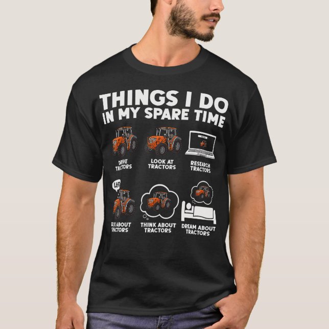 T-shirt Best Tractor Design For Farm Vehicle Tractor Lover (Devant)