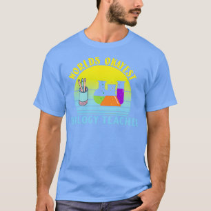 T-shirt Best Worlds Okayest Biologie Enseignant mondes amu
