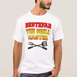 T-shirt Bestefar Grill Master norvégien grand-père GIft