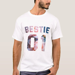 T-shirt Bestie à fleurs 01
