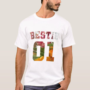T-shirt Bestie à fleurs 01