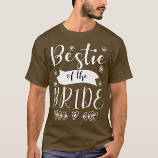 T-shirt Bestie de l'épouse servante d'honneur Mariage