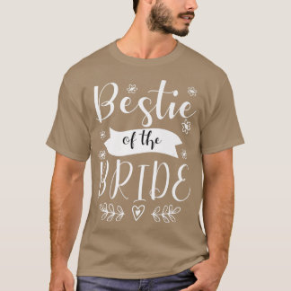 T-shirt Bestie de l'épouse servante d'honneur Mariage 33