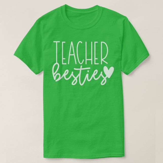 T-shirt Bestie De Professeur Scolaire Retour À L'École 202 (Design devant)
