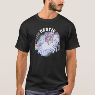 T-shirt Bestie Graphic Horse Lover Chevaux équestres