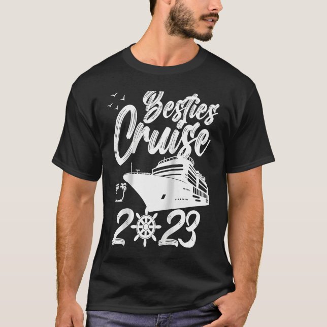 T-shirt Besties Cruise Trip 2023 Travel Besties Trip Cruis (Devant)